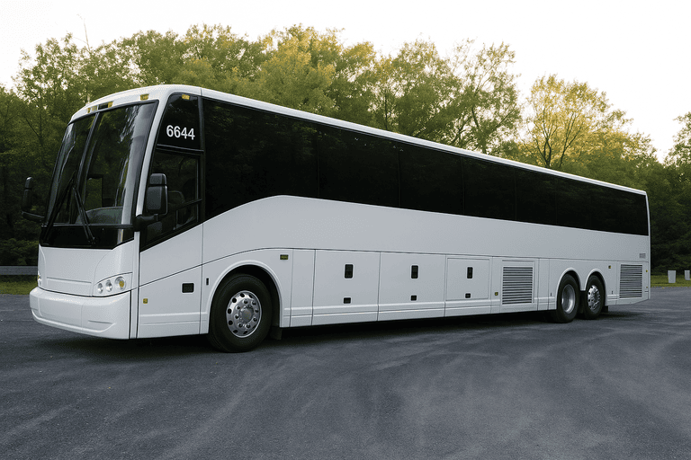 exterior of Chino Coach Bus Service coach bus