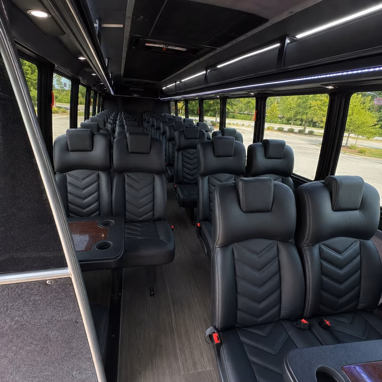 bus rentals for chino wedding guests arriving at ontario international airport