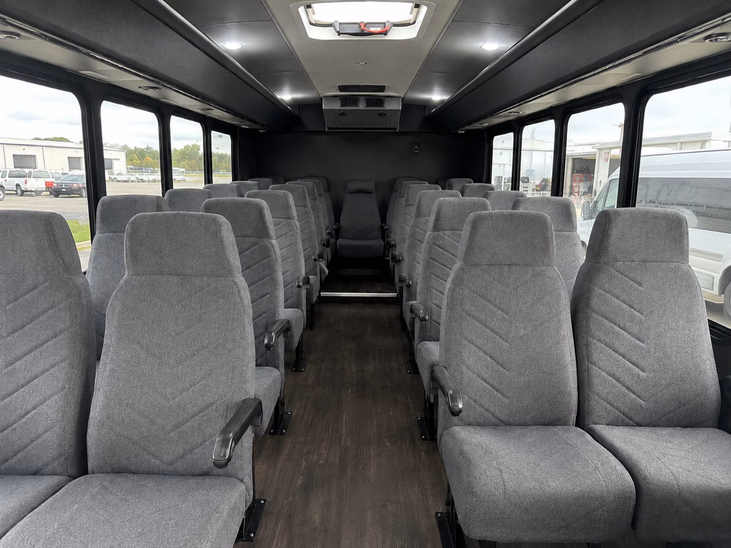 chino 18 passenger minibus inside