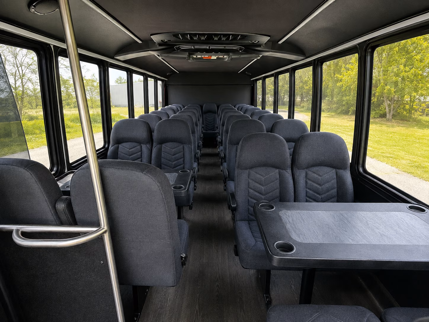 chino 20 passenger minibus inside