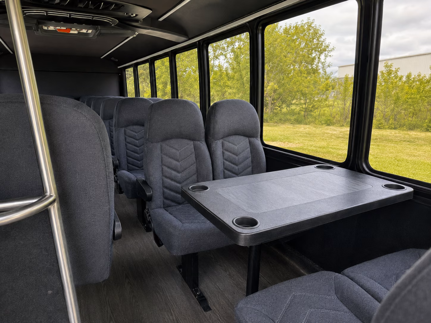 chino 20 passenger minibus interior