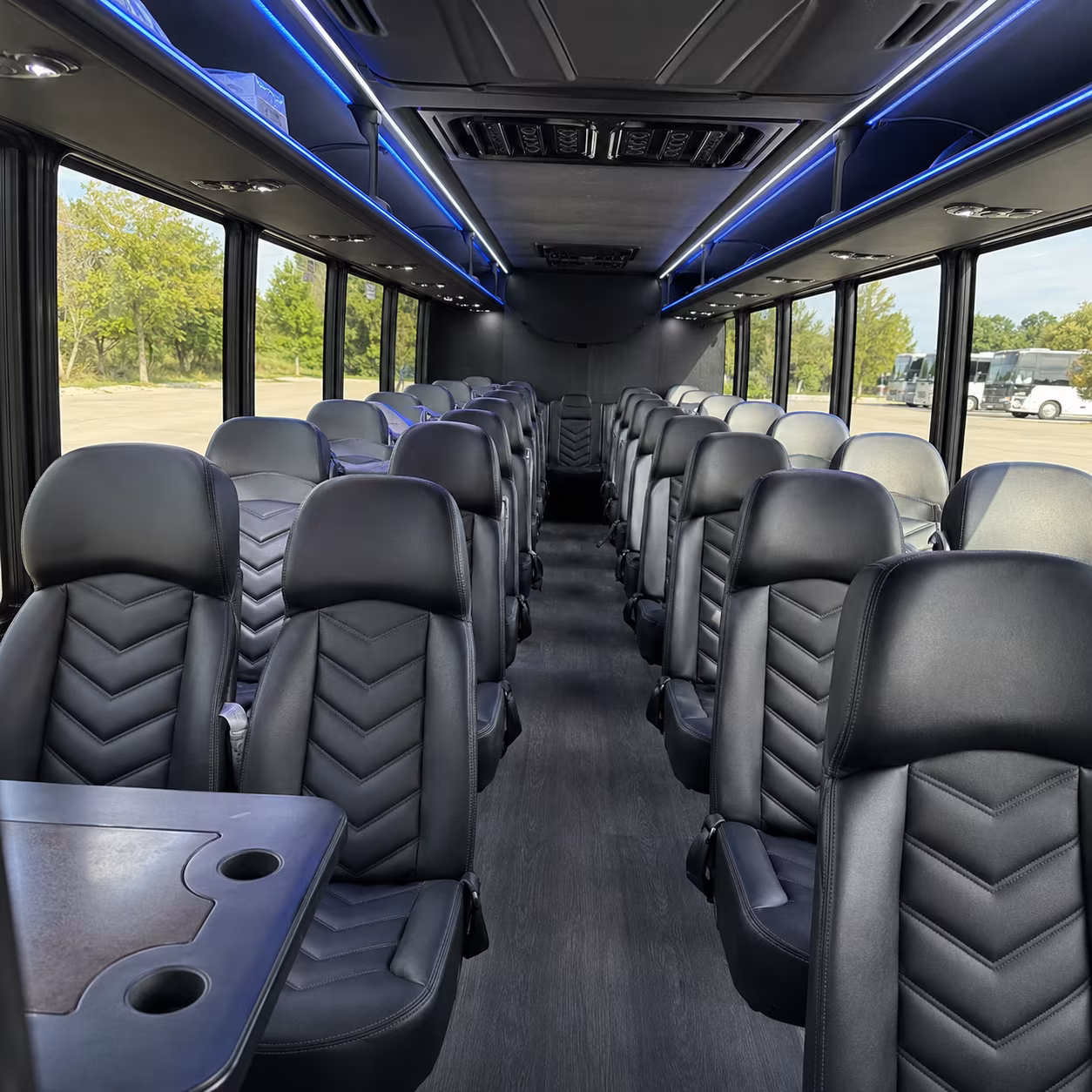chino 28 passenger minibus inside