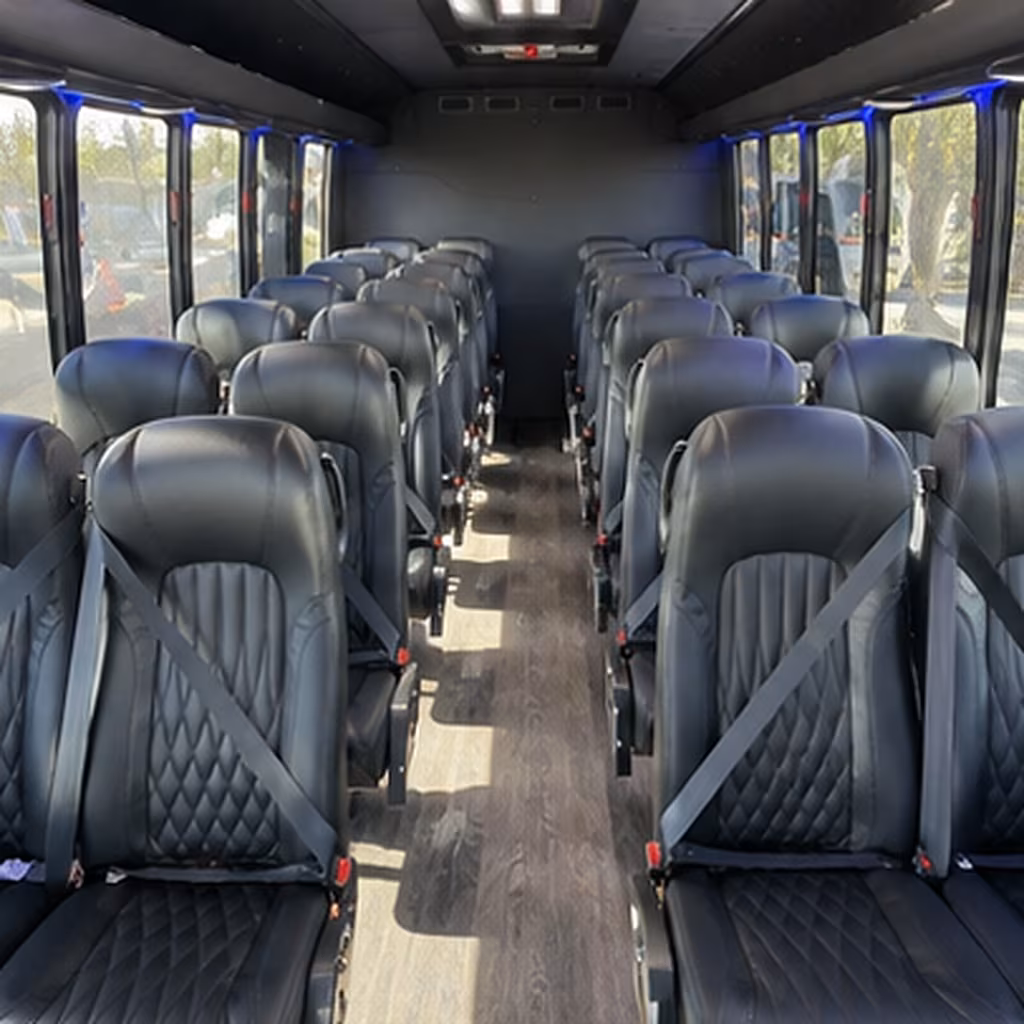 chino 30 passenger minibus inside