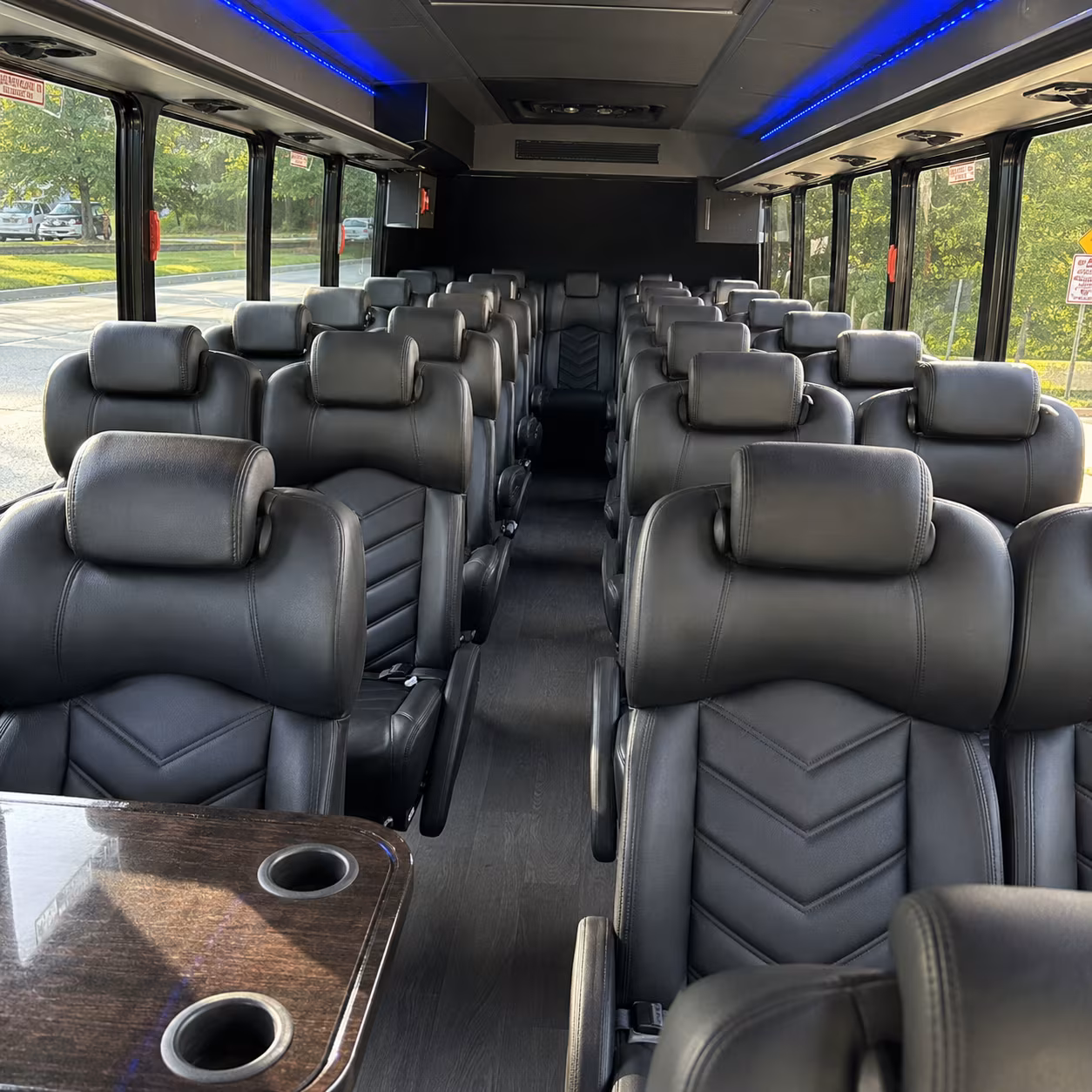 chino 35 passenger minibus inside