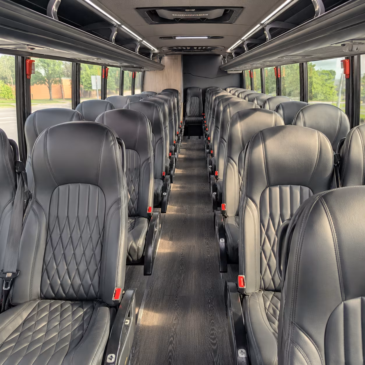 chino 35 passenger minibus interior