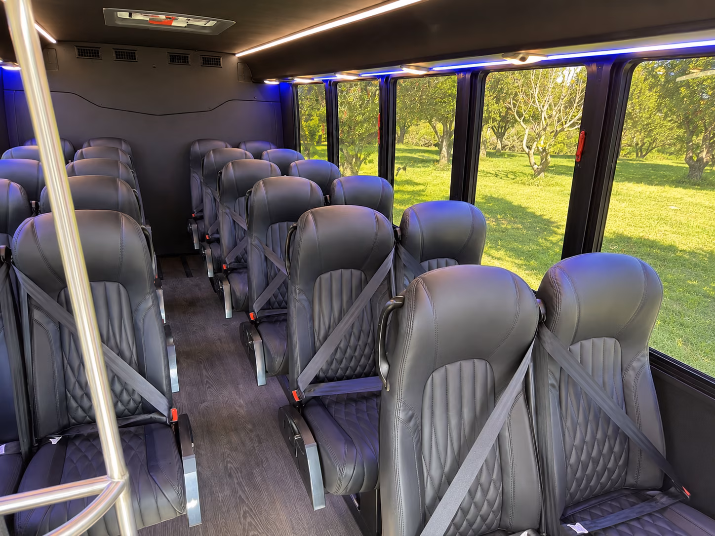 chino airport transportation onboard seating