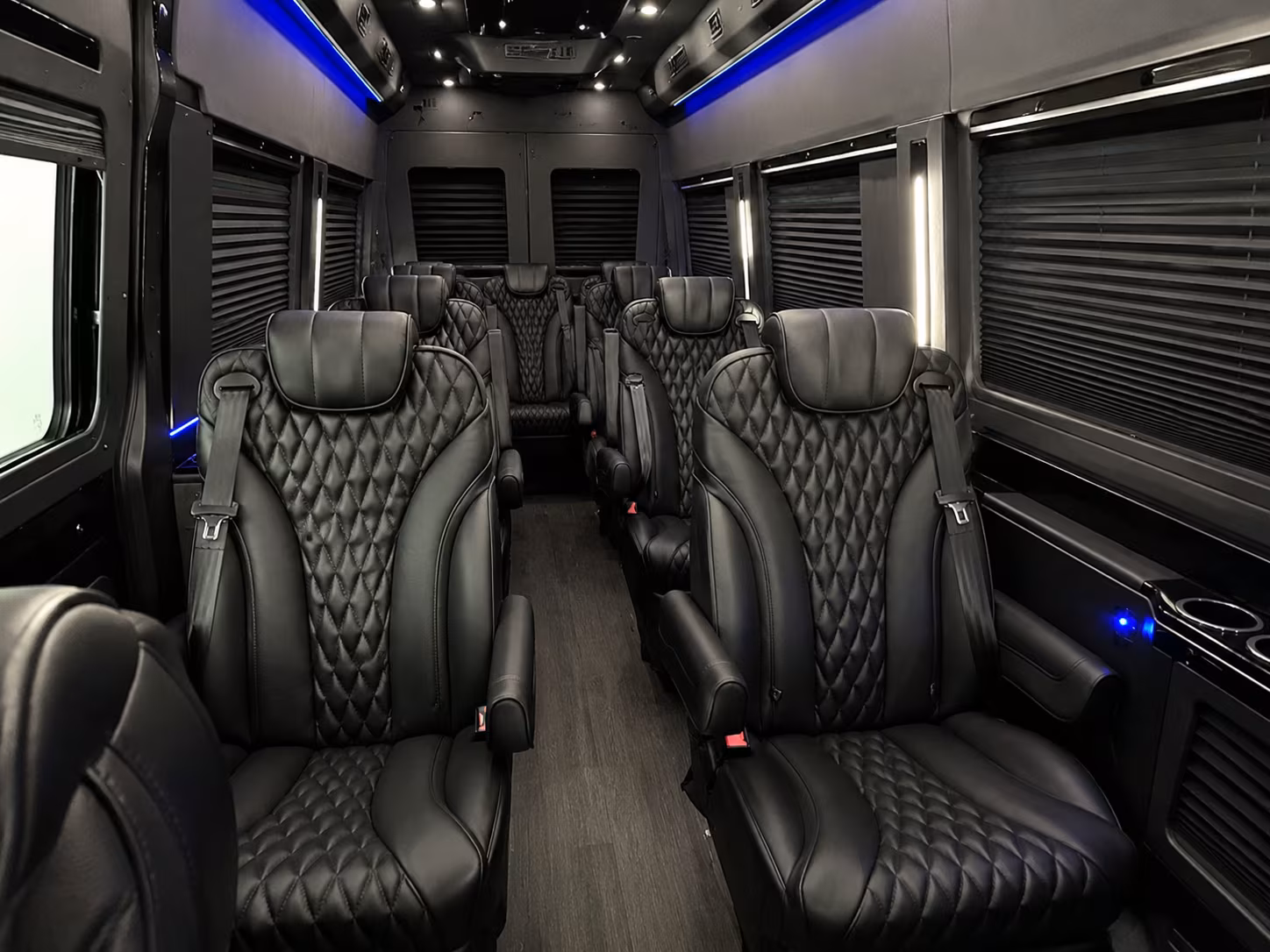 chino corporate event transportation onboard seating