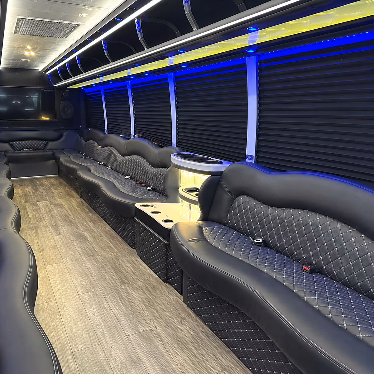 chino party bus inside
