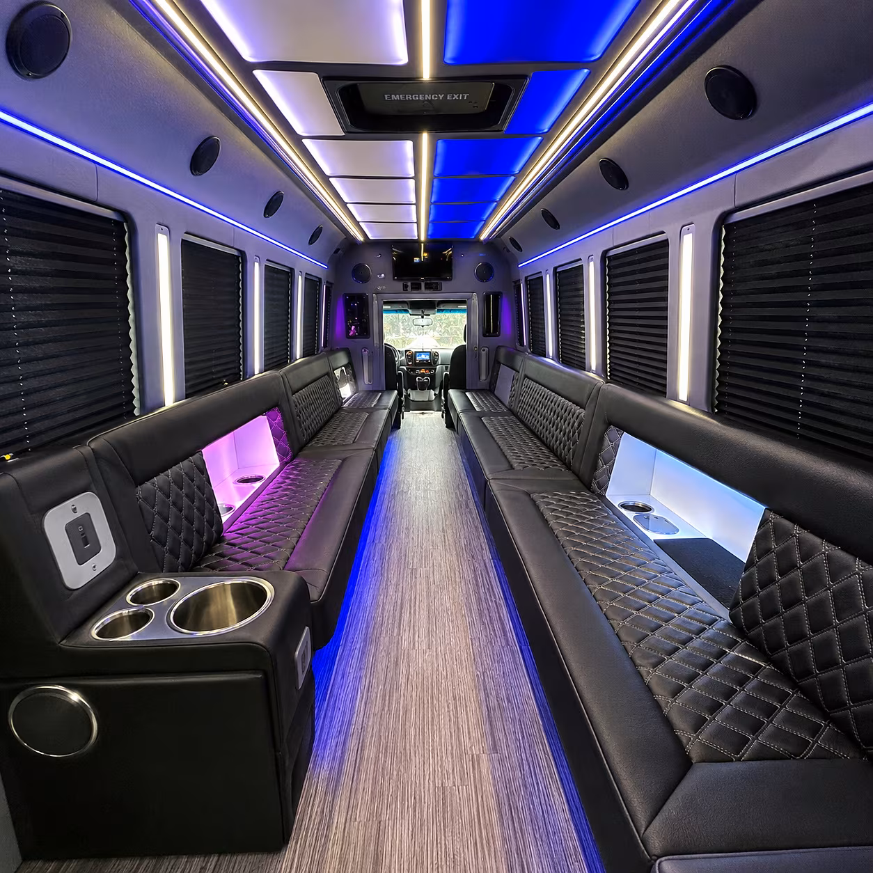 chino party bus interior