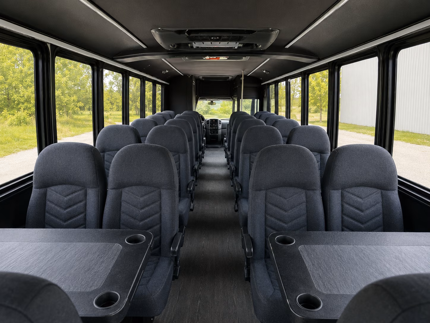 chino private event transportation onboard seating