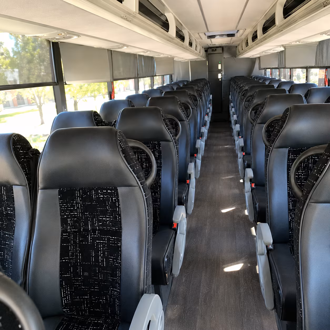 chino religious group transportation onboard seating