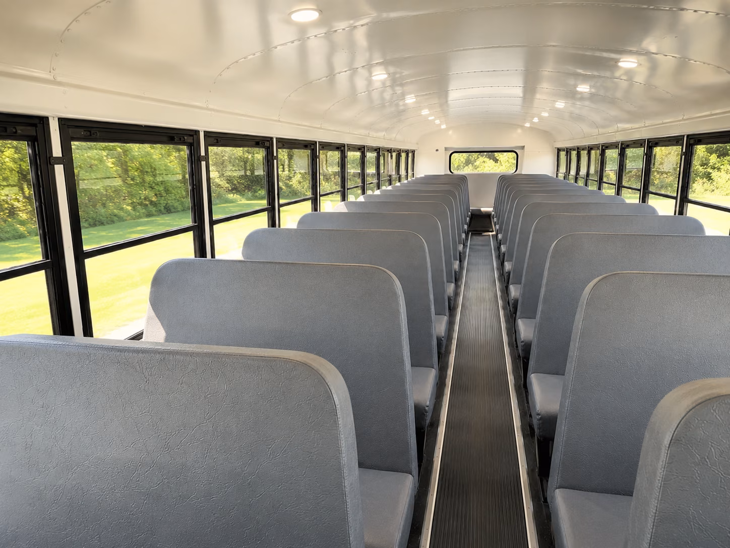 chino school bus inside