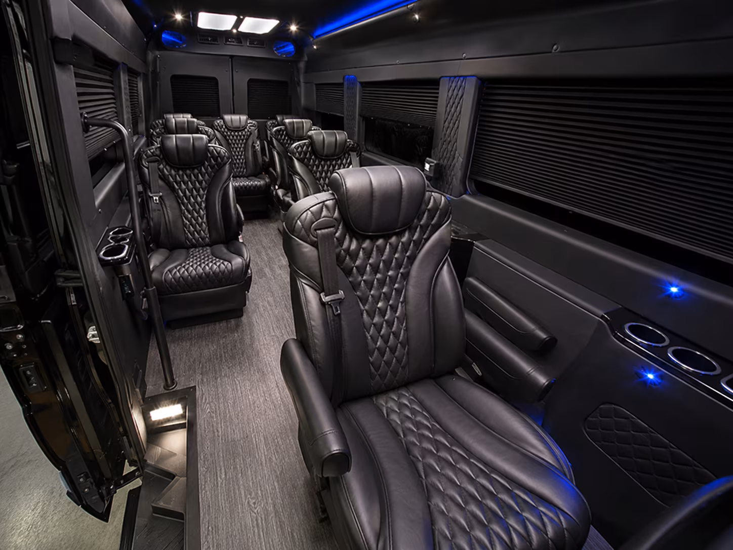 chino sprinter van with driver inside