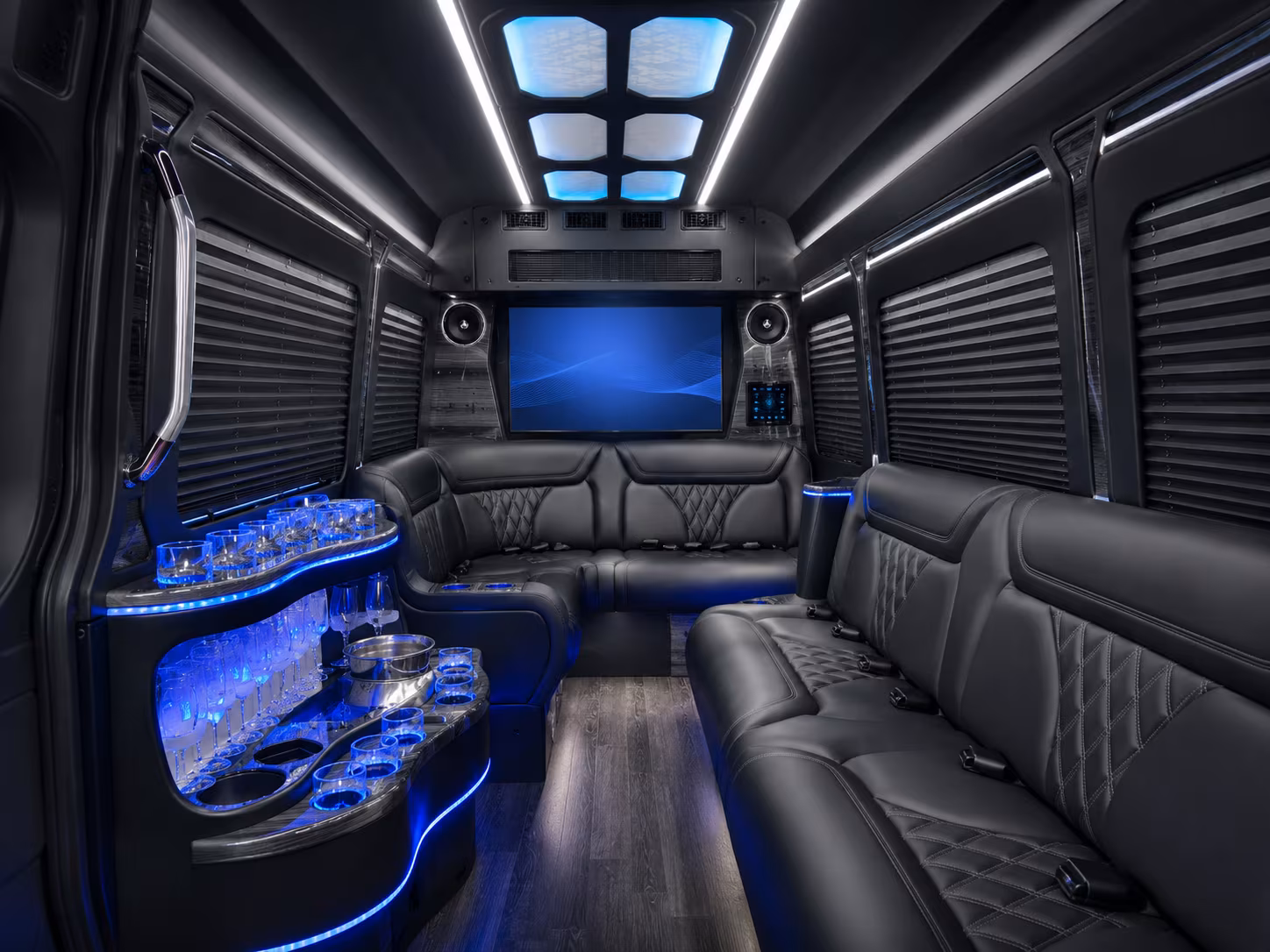 sprinter vans and limos available for smaller chino prom groups